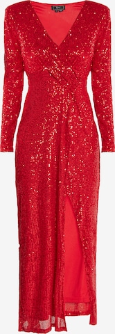 faina Вечернее платье в Красный: спереди