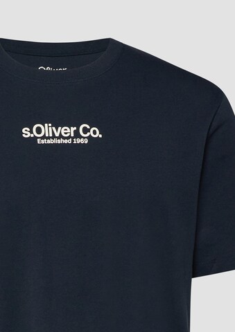 T-Shirt s.Oliver en bleu
