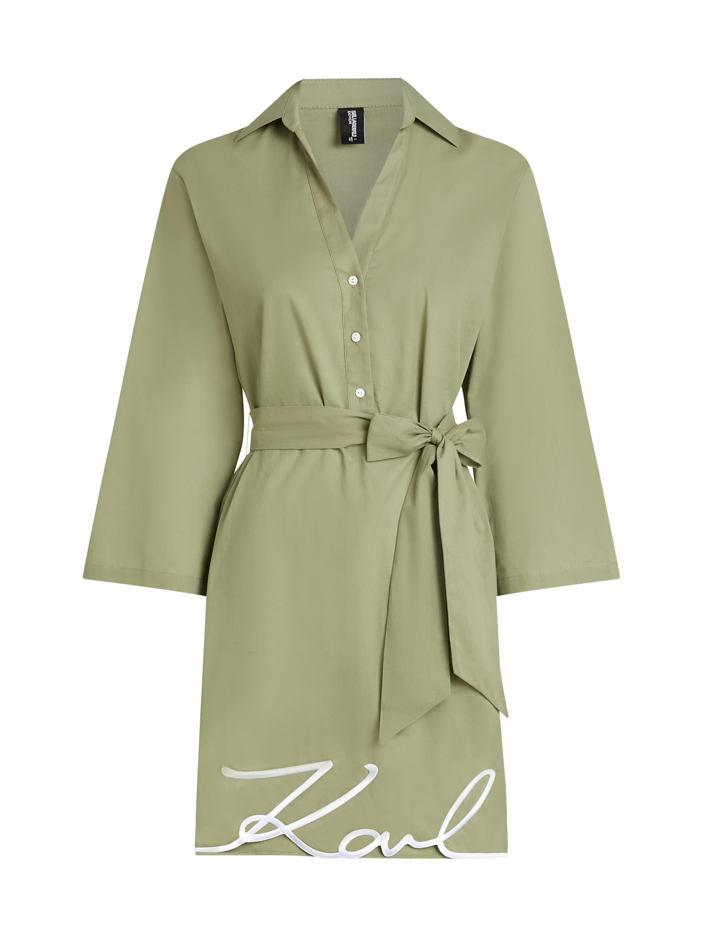 Karl Lagerfeld Платье в Зеленый: спереди