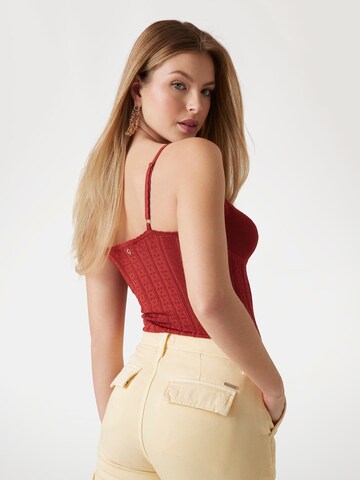 GUESS Knitted Top in Red