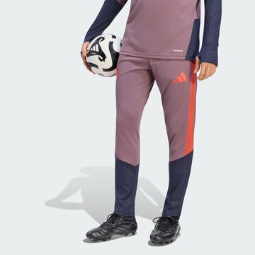 ADIDAS PERFORMANCE Skinny Παντελόνι φόρμας 'FC Bayern München 26/27 Cup' σε λιλά: μπροστά
