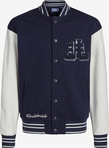 Jack & Jones Junior Jacke 'Cole Varsity' in Blau: predná strana