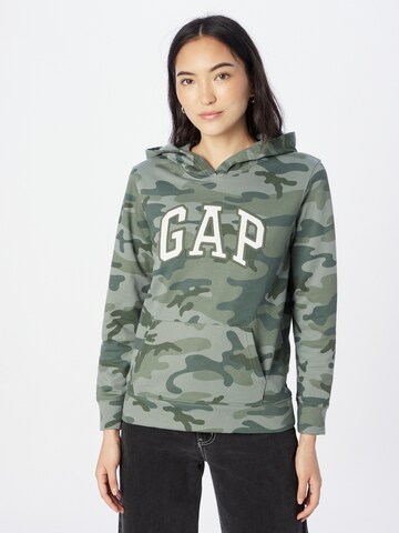 GAP - Sweatshirt 'NOVELTY FILL' em verde: frente