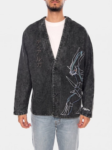 Giacchetta 'DIALGA AND PALKIA KIMONO ACID BLACK' di DOLLY NOIRE in nero