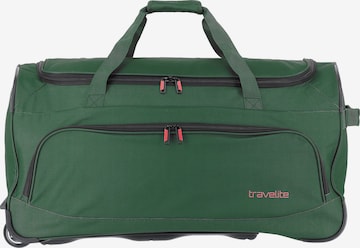 TRAVELITE Trolley 'Basics' in Groen: voorkant