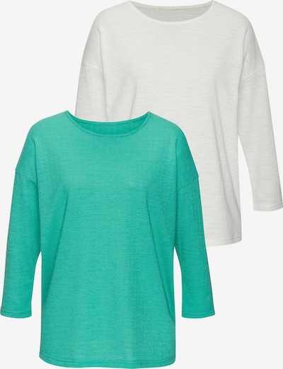 VIVANCE Shirt in türkis / eierschale, Produktansicht