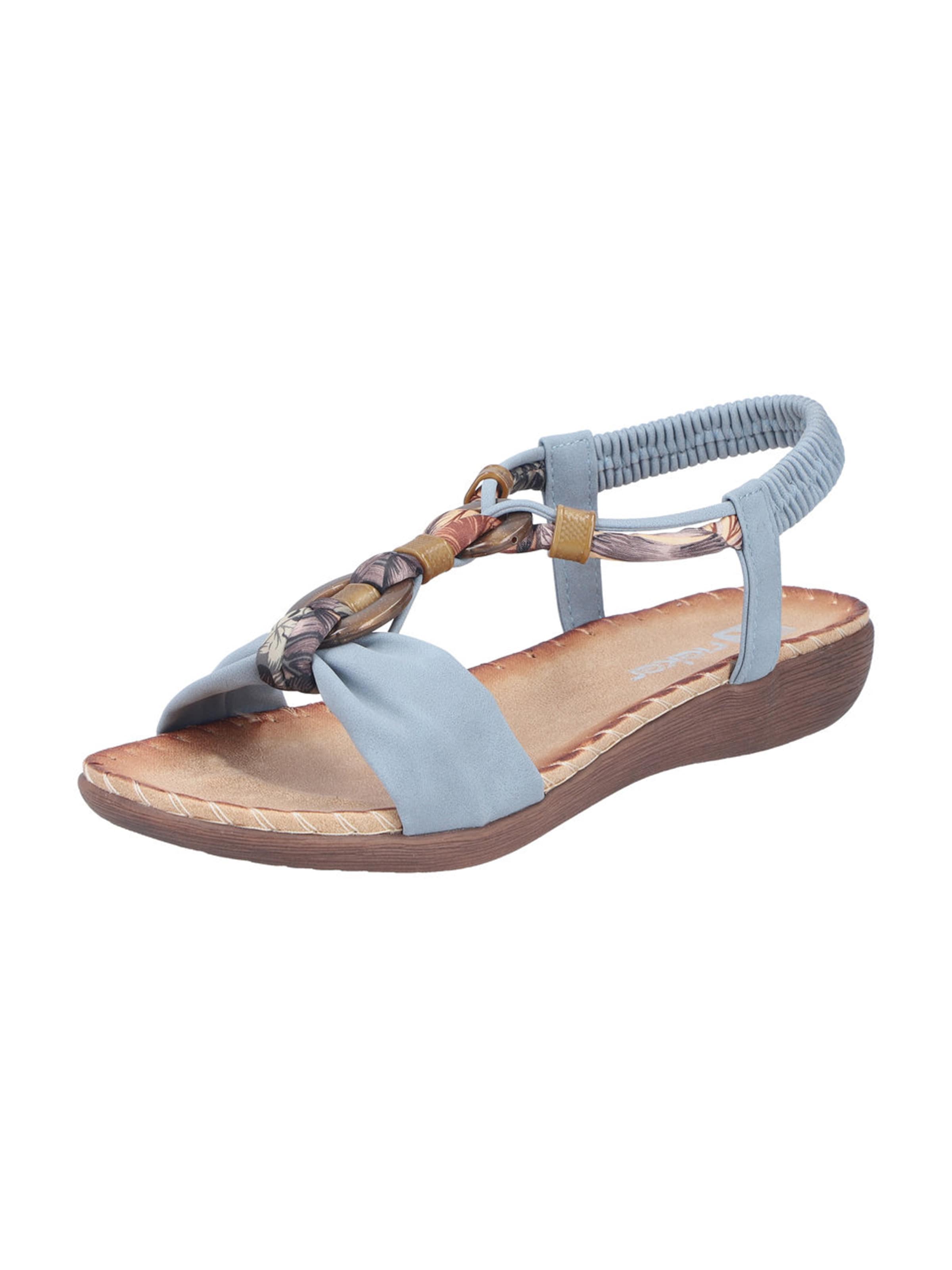Rieker Sandalen met riem in Blauw: voorkant