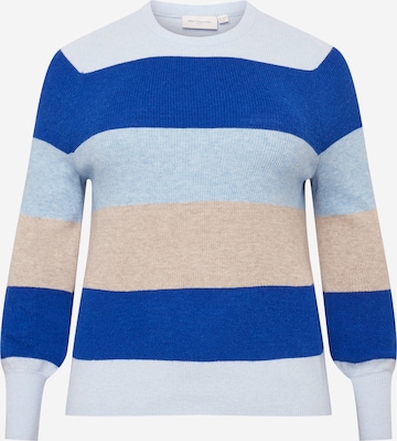 ONLY Carmakoma Sweater 'Daria' in Blue: front