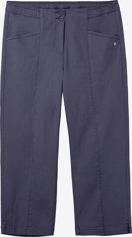 SHEEGO Regular Pleat-front trousers in Blue: front