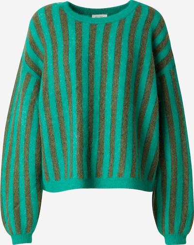 Pulover 'NENYBAY' AMERICAN VINTAGE pe verde limetă / oliv, Vizualizare produs