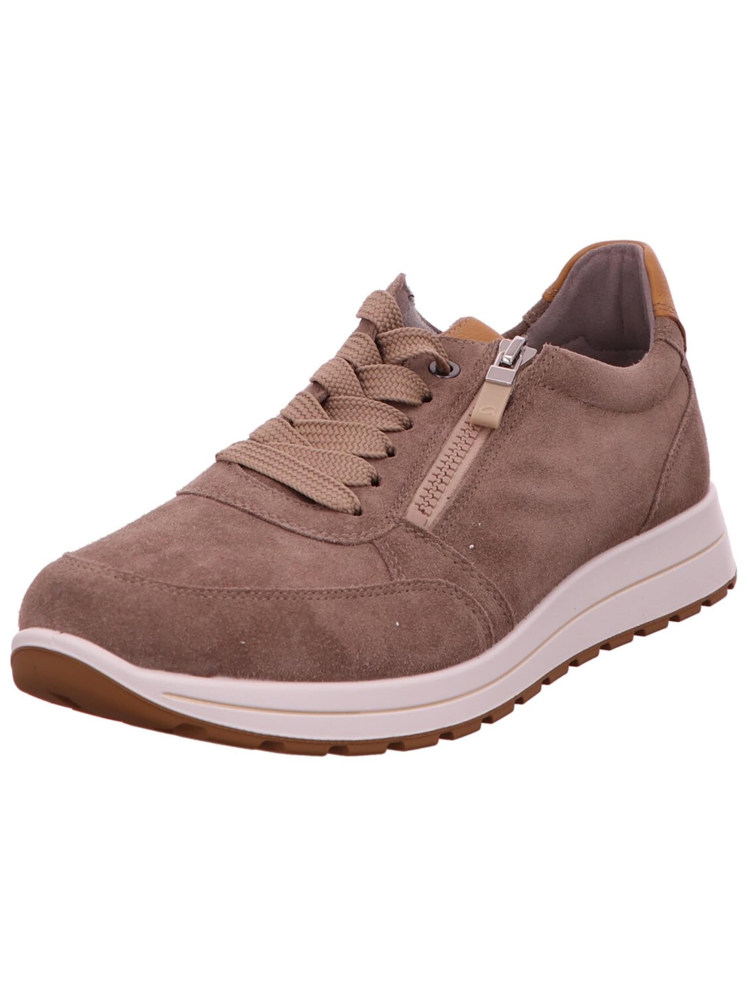 ARA Sneakers laag 'Sneaker Herren 11-24501-27 Rauleder in braun' in Bruin: voorkant