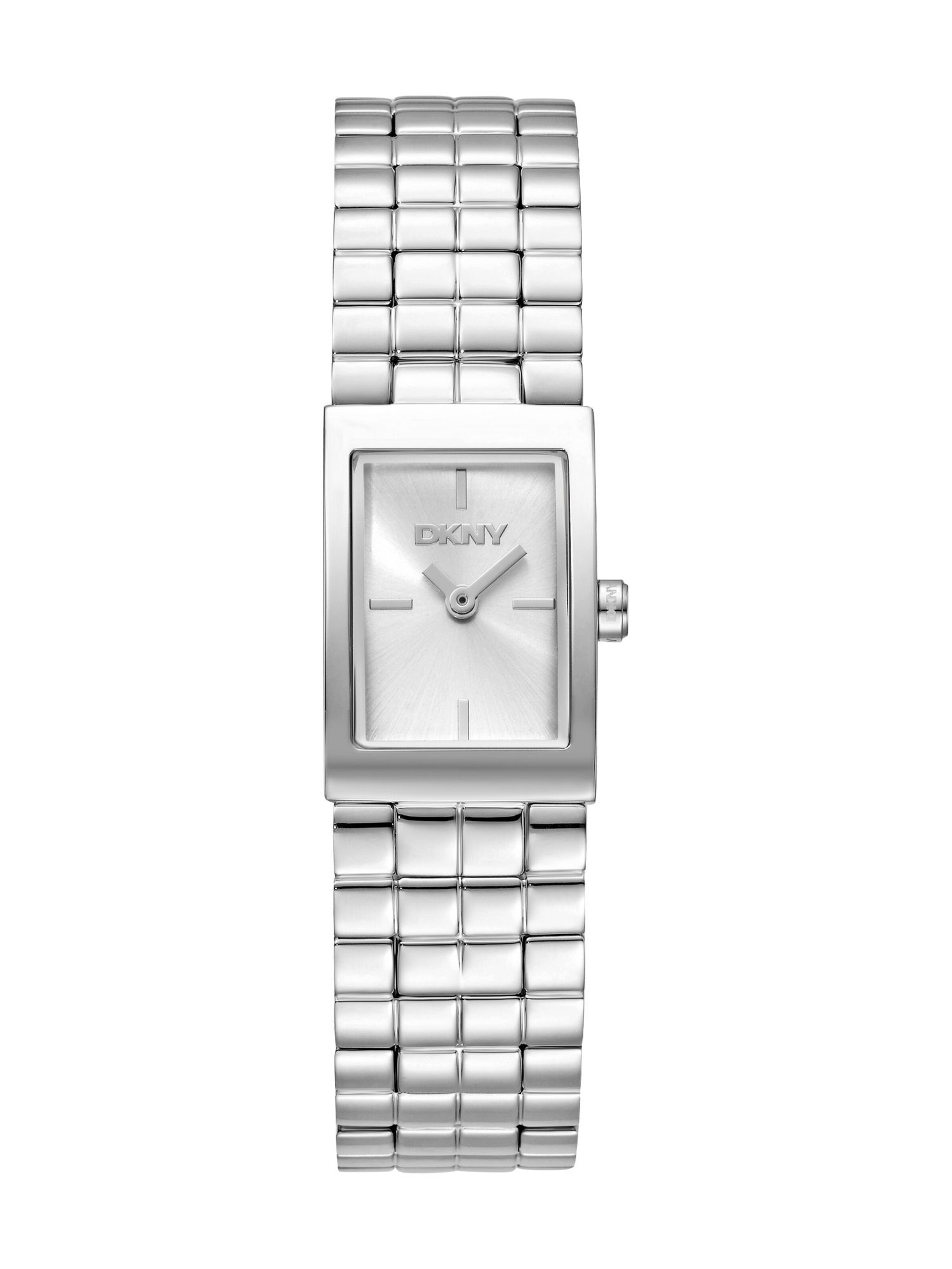 DKNY Analoguhr in Silber: Vorderseite