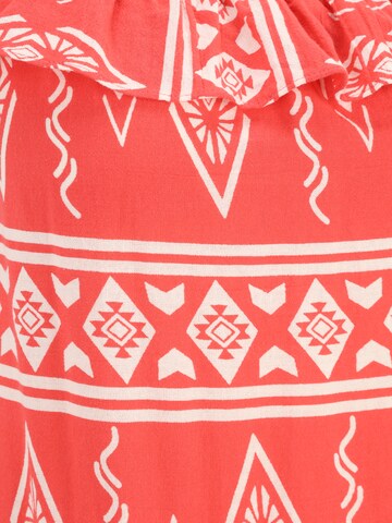 Vero Moda Tall - Vestido de verano 'VMDICTHE' en rojo