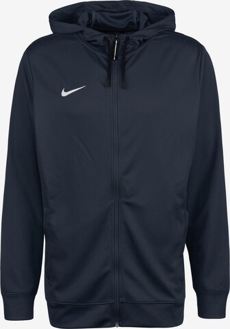 NIKE Training Jacket in Blue: front