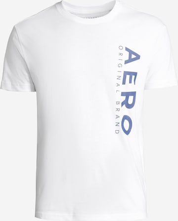 T-Shirt AÉROPOSTALE en blanc : devant