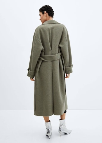 MANGO Between-Seasons Coat 'Verdi' in Green