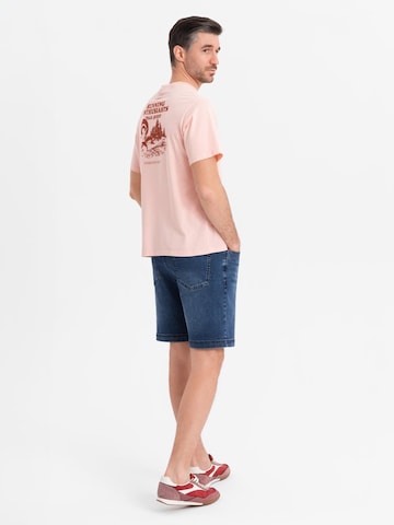 Ombre Regular Jeans in Blauw