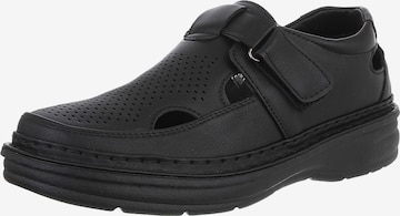 CoolWalk Sandale in Schwarz: Vorderseite