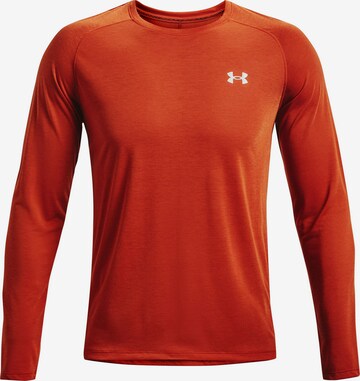 UNDER ARMOUR Funktionsshirt 'Streaker' in Orange: predná strana