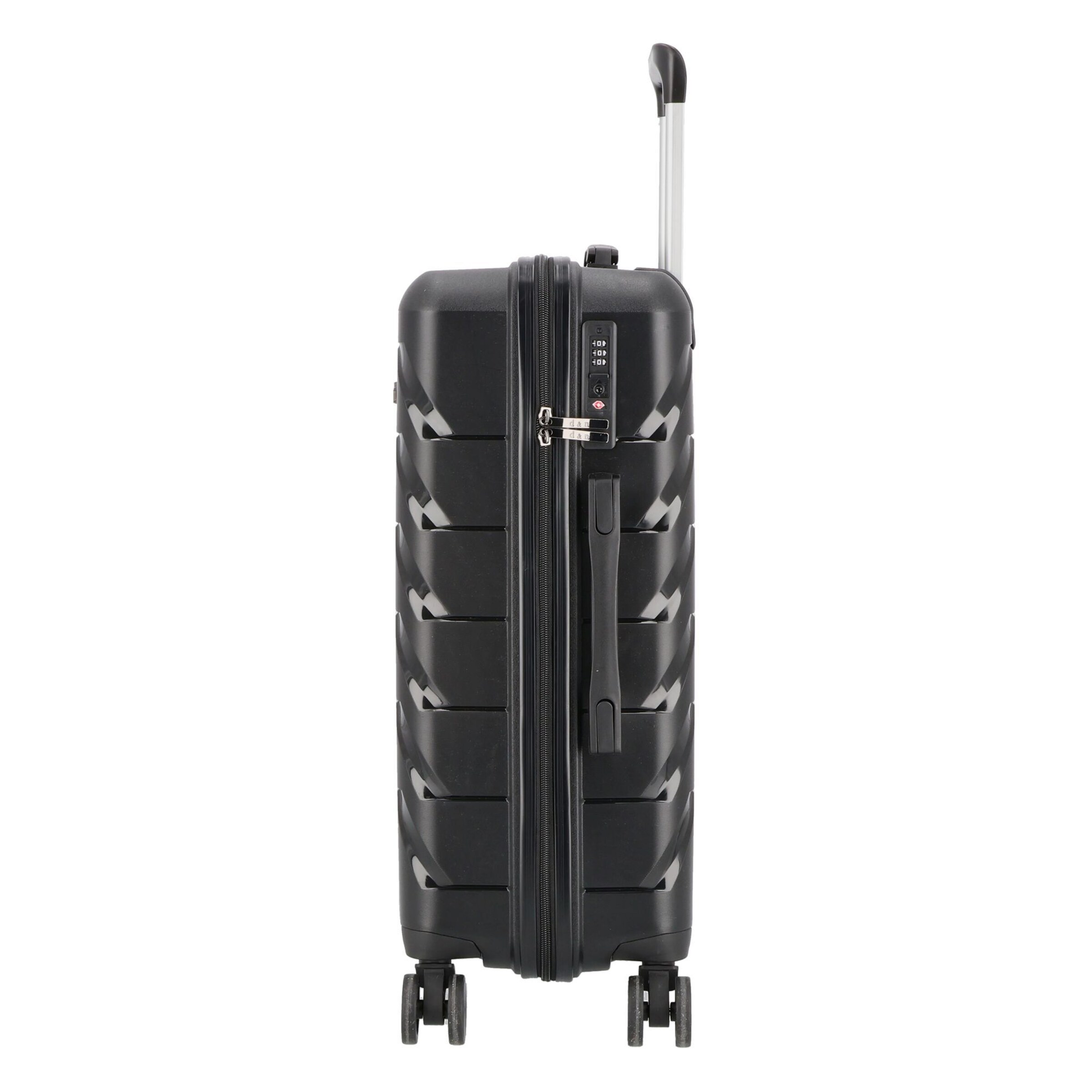 D&N Kofferset in Schwarz