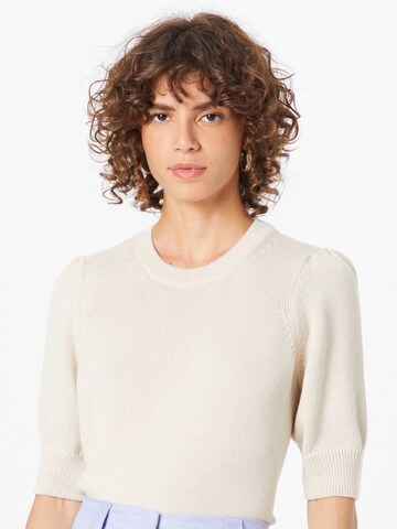 Another Label Pullover 'Aster' in Beige: predná strana