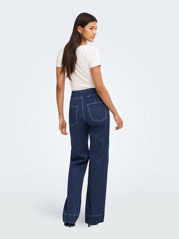 Wide Leg Jean 'ONLJUICY-WAUW' ONLY en bleu