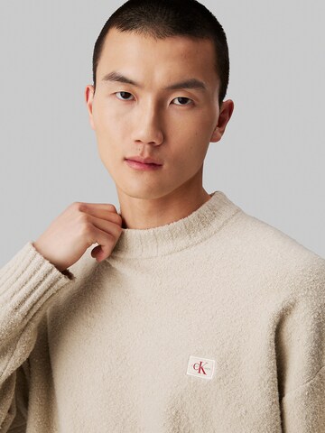 Calvin Klein Jeans Sweater in Beige