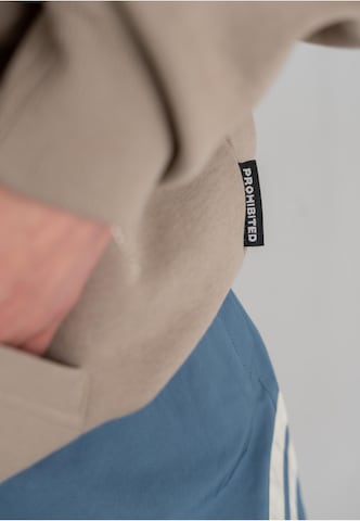Sweat-shirt 'Hometown' Prohibited en gris