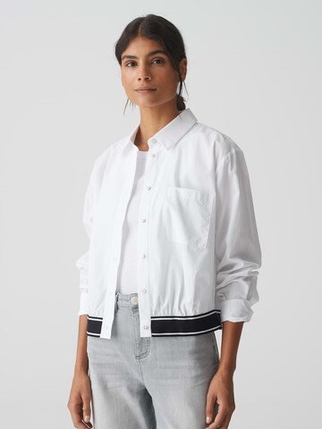 OPUS Blouse 'Fapani' in White: front