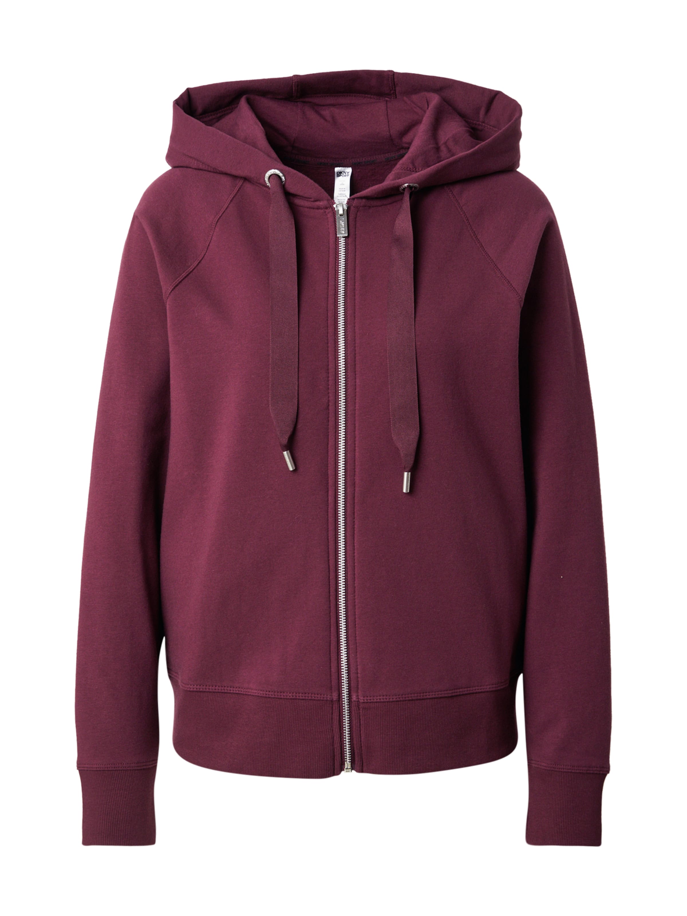 DKNY Performance Športna jopa na zadrgo | rdeča barva: sprednja stran