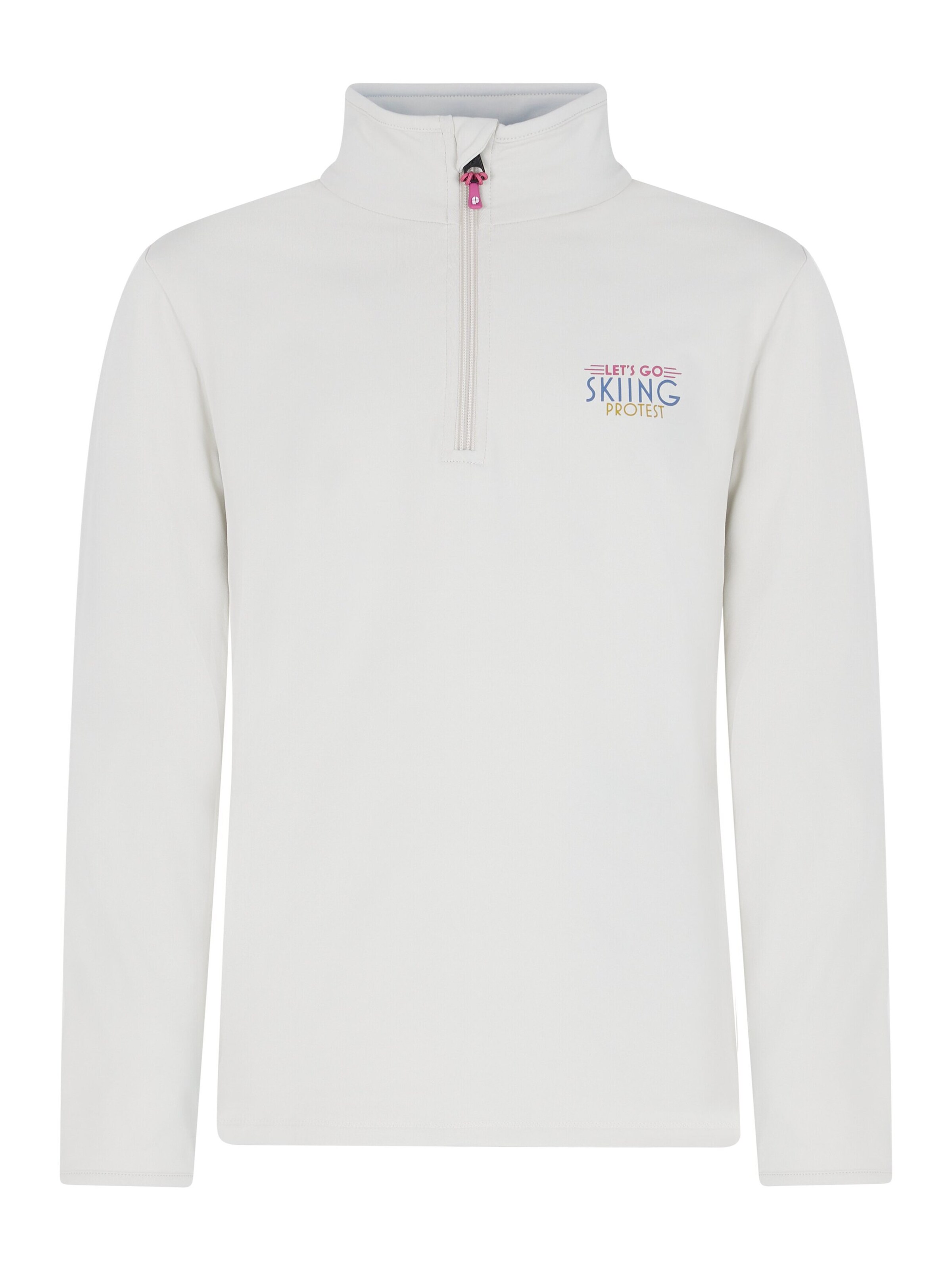 PROTEST Sportsweatshirt 'PRTDESRA JR'‌‌‌‌‌‌‌‌ in Weiß: Vorderseite