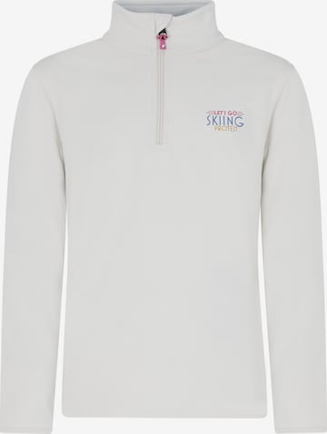 PROTEST Sportsweatshirt 'PRTDESRA JR' in Weiß: Vorderseite