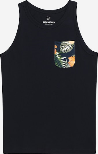 Jack & Jones Junior T-shirt 'CHILL' i marinblå / oliv / orange, Produktvy