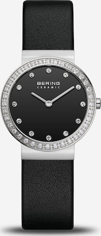 BERING Analoguhr in Schwarz: Vorderseite