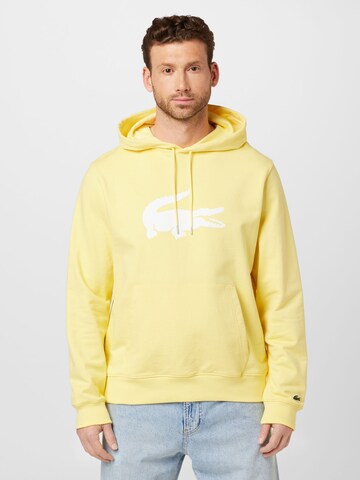 LACOSTESweater majica - žuta boja: prednji dio
