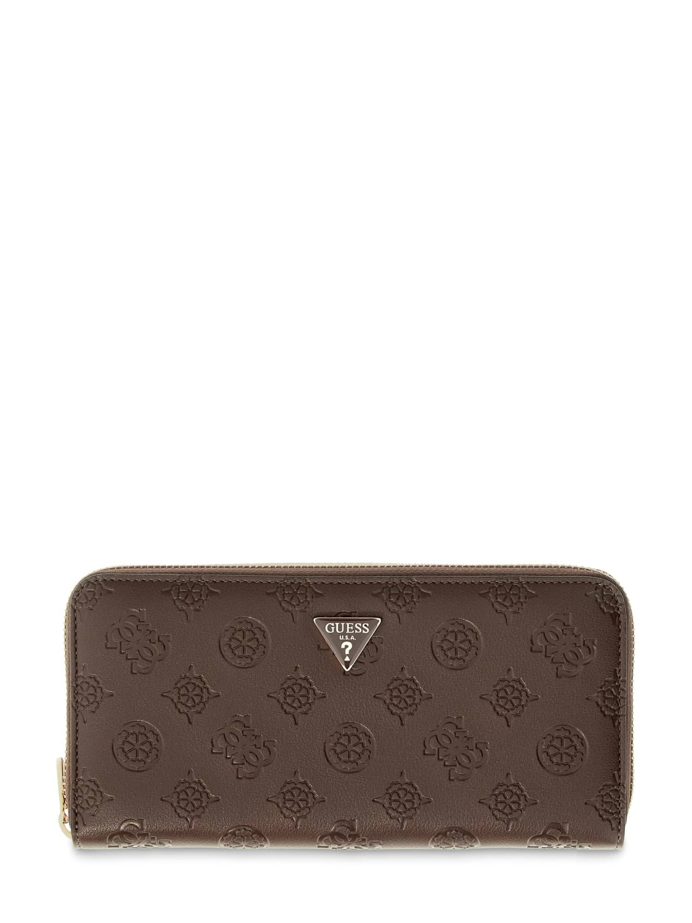 GUESS Wallet 'Diana' in Brown: front