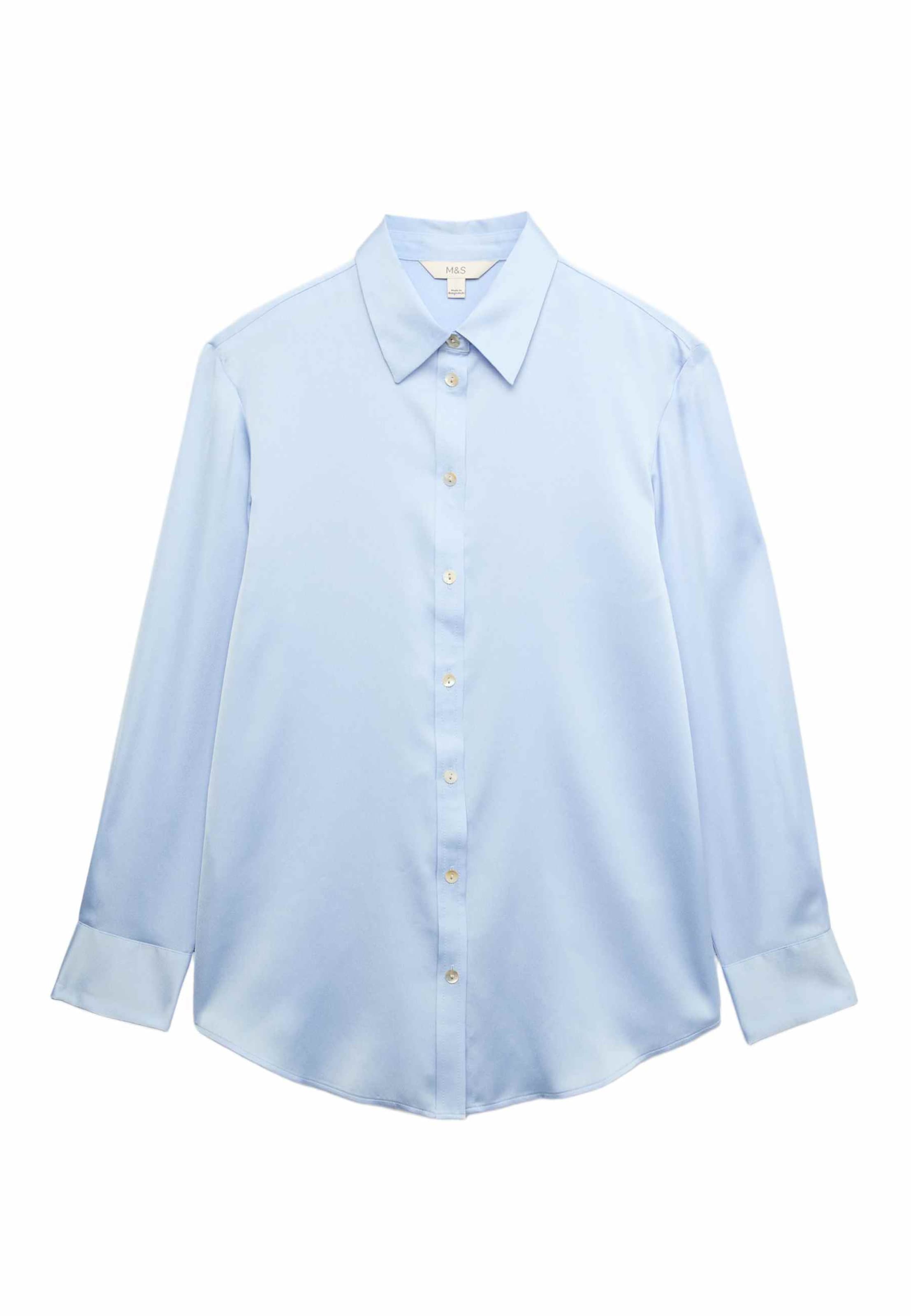 Marks & Spencer Blouse in Blauw: voorkant