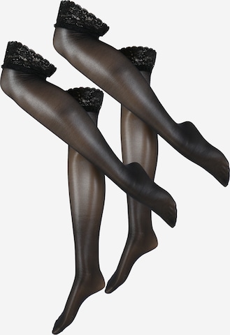 Hunkemöller Hold-up stockings in Black: front