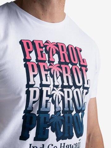 T-Shirt 'Radiance' Petrol Industries en blanc