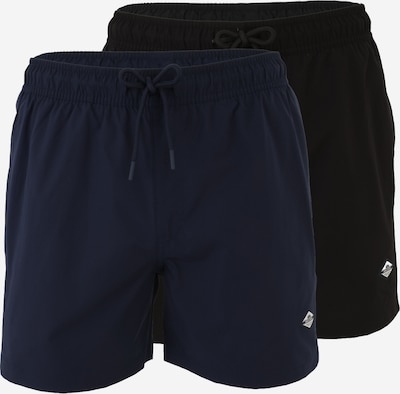 JACK & JONES Uimashortsit 'JPSTMAUI TROPIC' koossa L värissä laivastonsininen / musta, Tuotenäkymä
