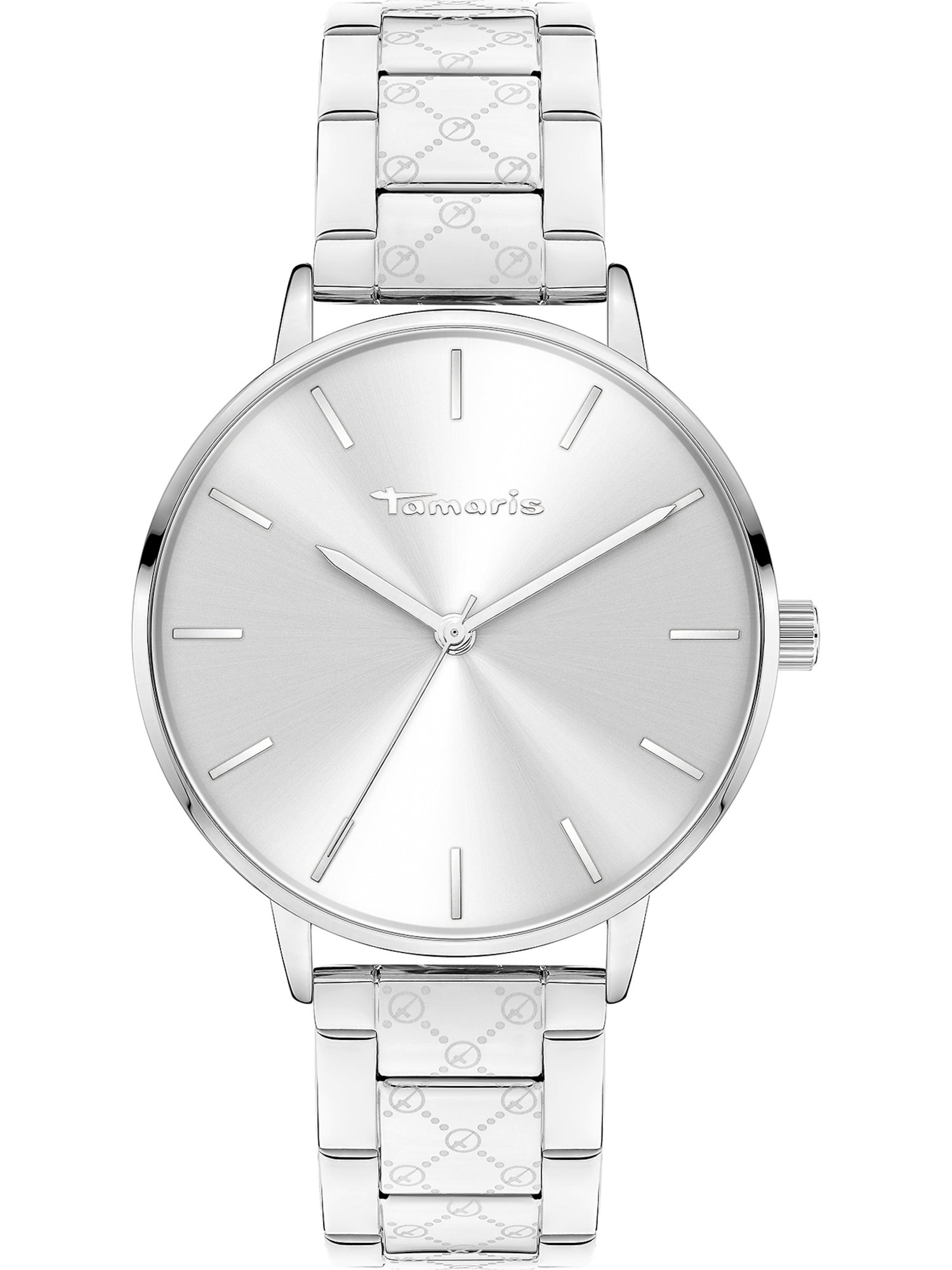 Montre à affichage analogique Tamaris en argent : devant