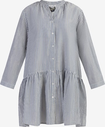 Robe-chemise 'Bridgeport' DreiMaster Vintage en bleu : devant