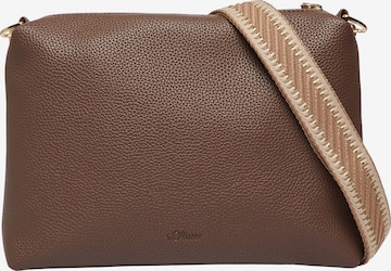 s.Oliver Schoudertas in Bruin: voorkant