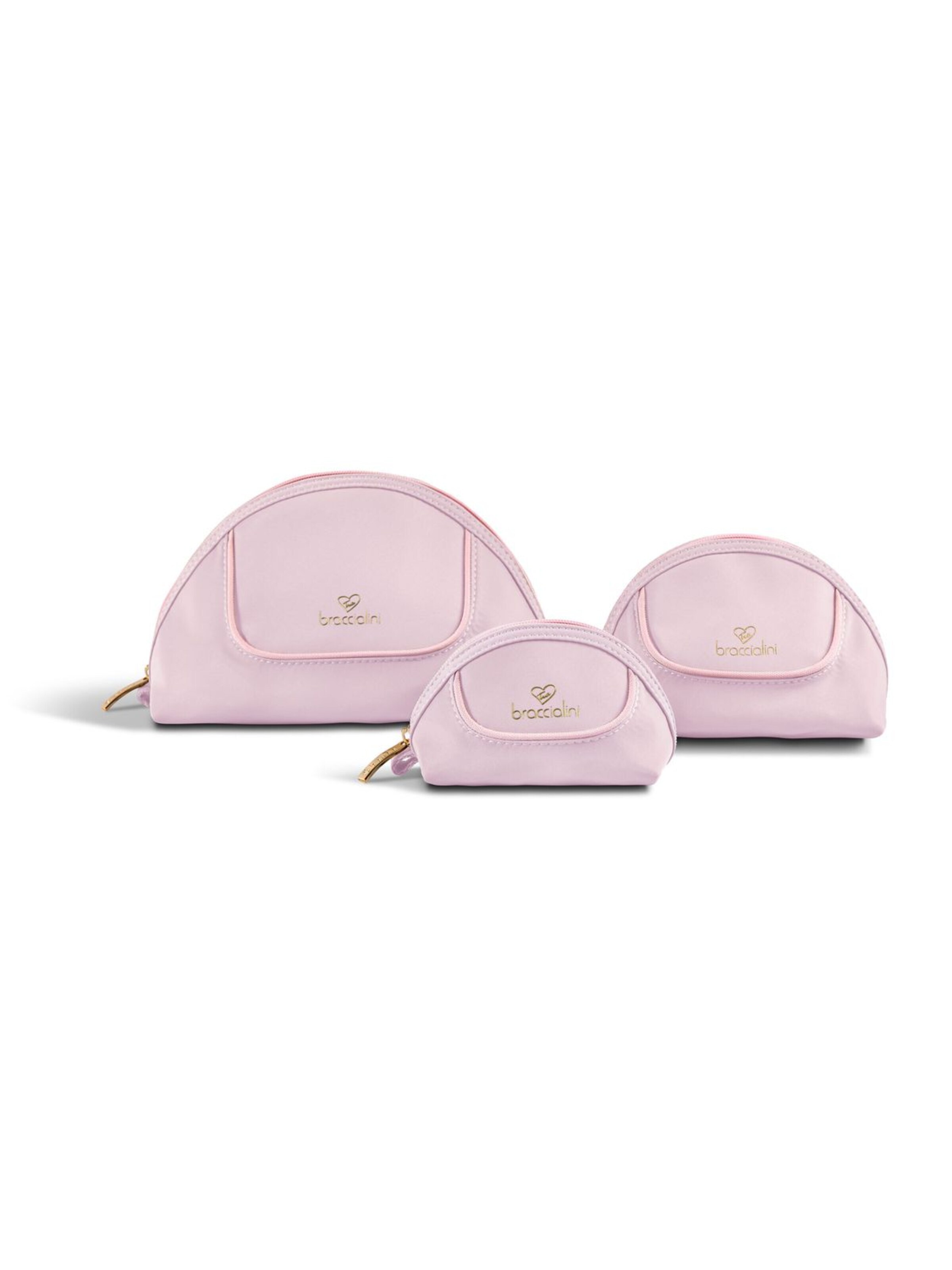 Trousse de maquillage 'Milly' Braccialini en rose : devant