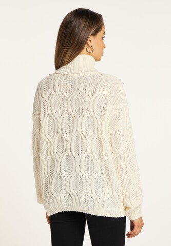 Pull-over faina en blanc