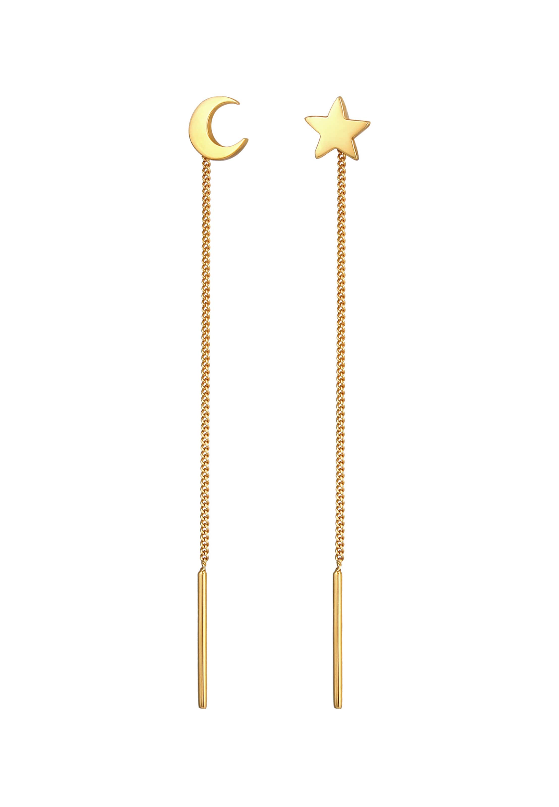 Boucles d'oreilles ELLI en or : devant