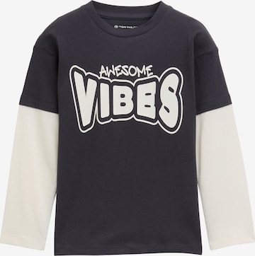 TOM TAILOR Shirt in Schwarz: Vorderseite