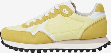 Pepe Jeans Sneakers 'BRIT' in Yellow: front