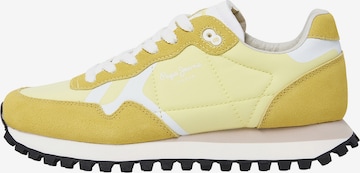 Pepe Jeans Sneakers 'BRIT' in Yellow: front