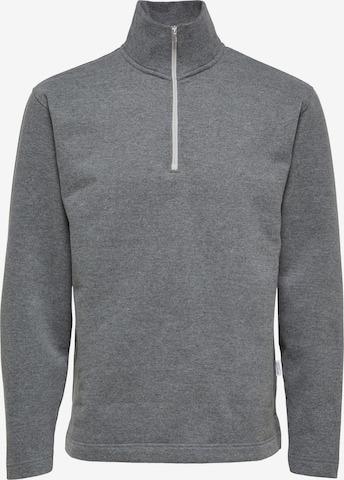 SELECTED HOMME - Sudadera 'KEIRAN' en gris: frente